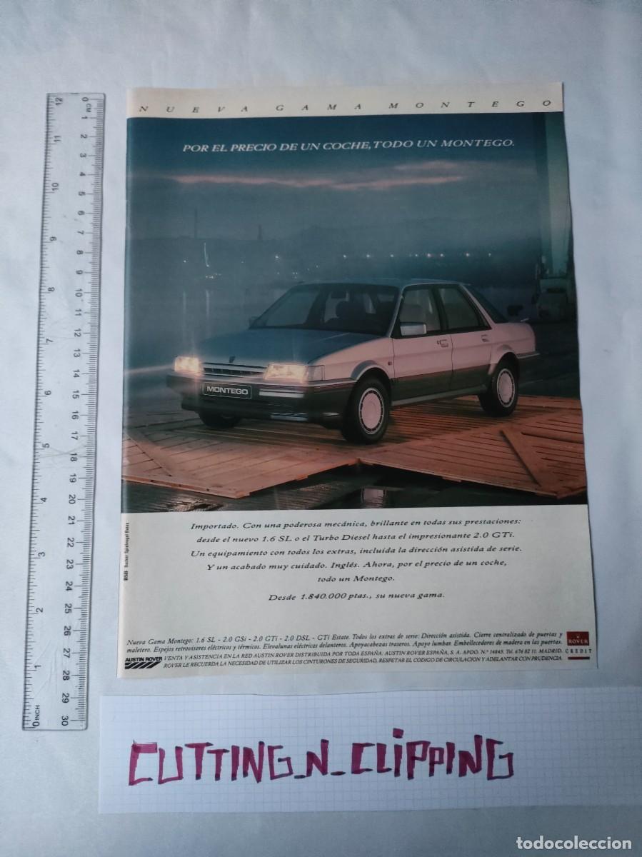 Otros art&iacute;culos de coleccionismo en papel: Clipping [PUBLICIDAD ROVER](198?) Montego