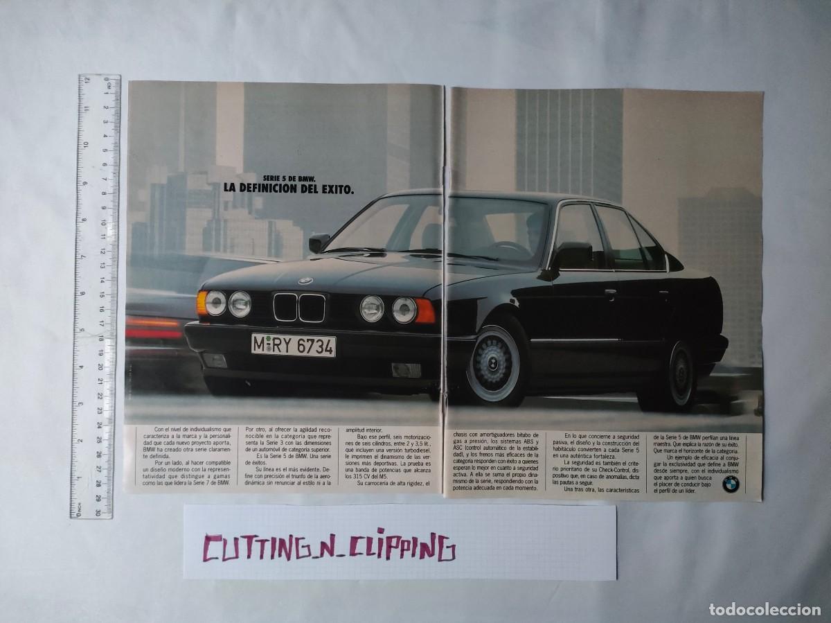 Otros Art&iacute;culos de Coleccionismo en Papel: Clipping [PUBLICIDAD BMW](198?) Serie 5