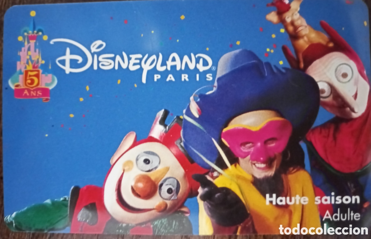 Collectionnisme Papier divers: ENTRADA DISNEYLAND PARIS