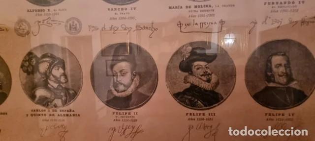 Otros art&iacute;culos de coleccionismo en papel: Cuadro sinoptico de los Reyes y Jefes de Estado - Foto 3
