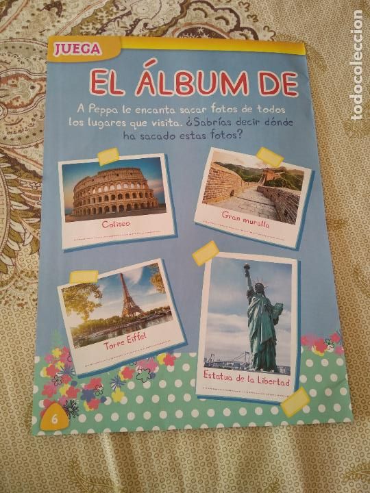 Otros Art&iacute;culos de Coleccionismo en Papel: PAGINA REVISTA PLAY PEPPA PIG COLISEO GRAN MURALLA TORRE EIFFEL ESTATUA DE LA LIBERTAD