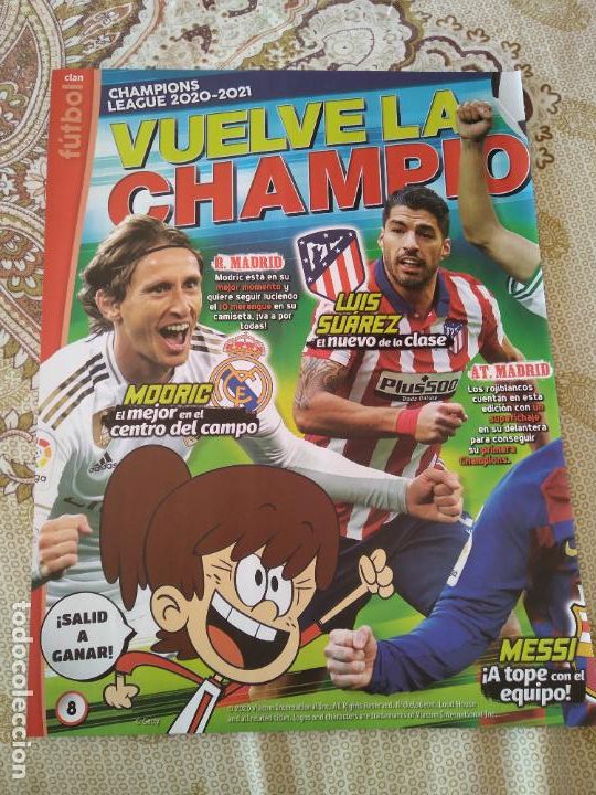 Otros Art&iacute;culos de Coleccionismo en Papel: P&Aacute;GINA REVISTA CLAN LUIS SUAREZ ATLETICO MODRIC REAL MADRID BATALLA DE PEONZAS