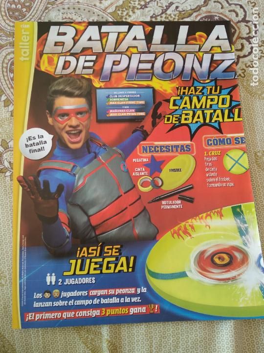 Otros Art&iacute;culos de Coleccionismo en Papel: P&Aacute;GINA REVISTA CLAN BATALLA DE PEONZAS MONTA TU SHOW DE TV BOB ESPONJA