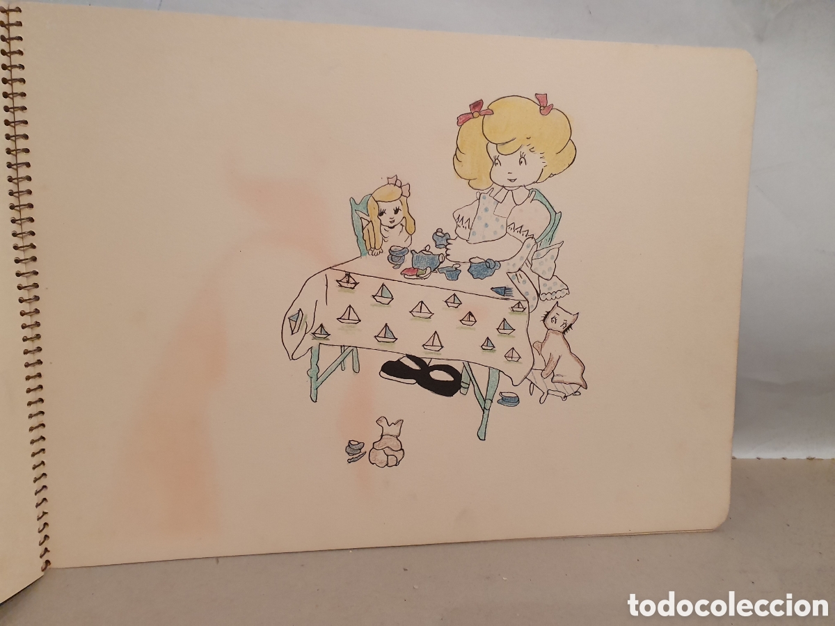 Otros Art&iacute;culos de Coleccionismo en Papel: ALBUM DE DIBUJOS A PLUMILLA. A&Ntilde;OS 40.