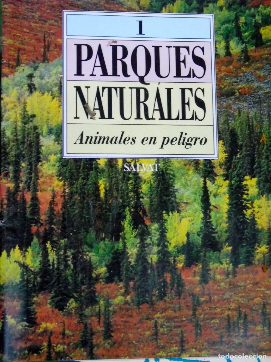 Paper Collecting Others: PARQUES NATURALES ENCICLOPEDIA SALVAT N&ordm;1 Y CARTEL 68X60