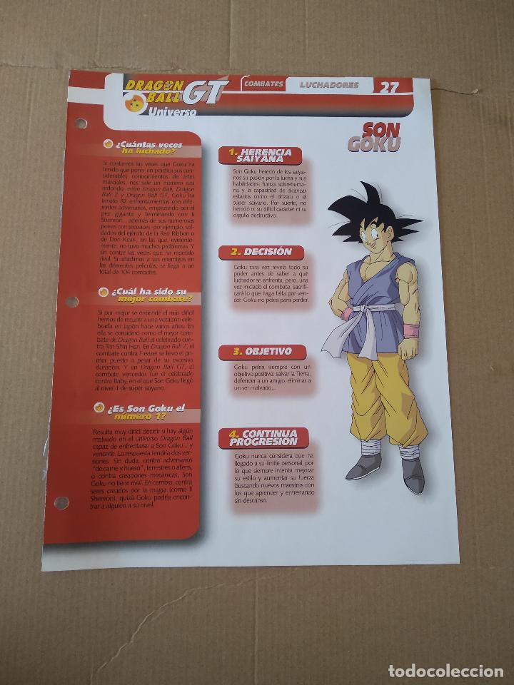 Otros Art&iacute;culos de Coleccionismo en Papel: 27 SON GOKU LUCHADORES TIPO L&Aacute;MINA DRAGON BALL GT BOLA DRAGON PLANETA DEAGOSTINI