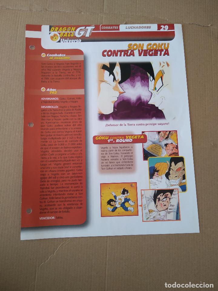 Otros Art&iacute;culos de Coleccionismo en Papel: 29 SON GOKU CONTRA VEGETA TIPO L&Aacute;MINA DRAGON BALL GT BOLA DRAGON PLANETA DEAGOSTINI