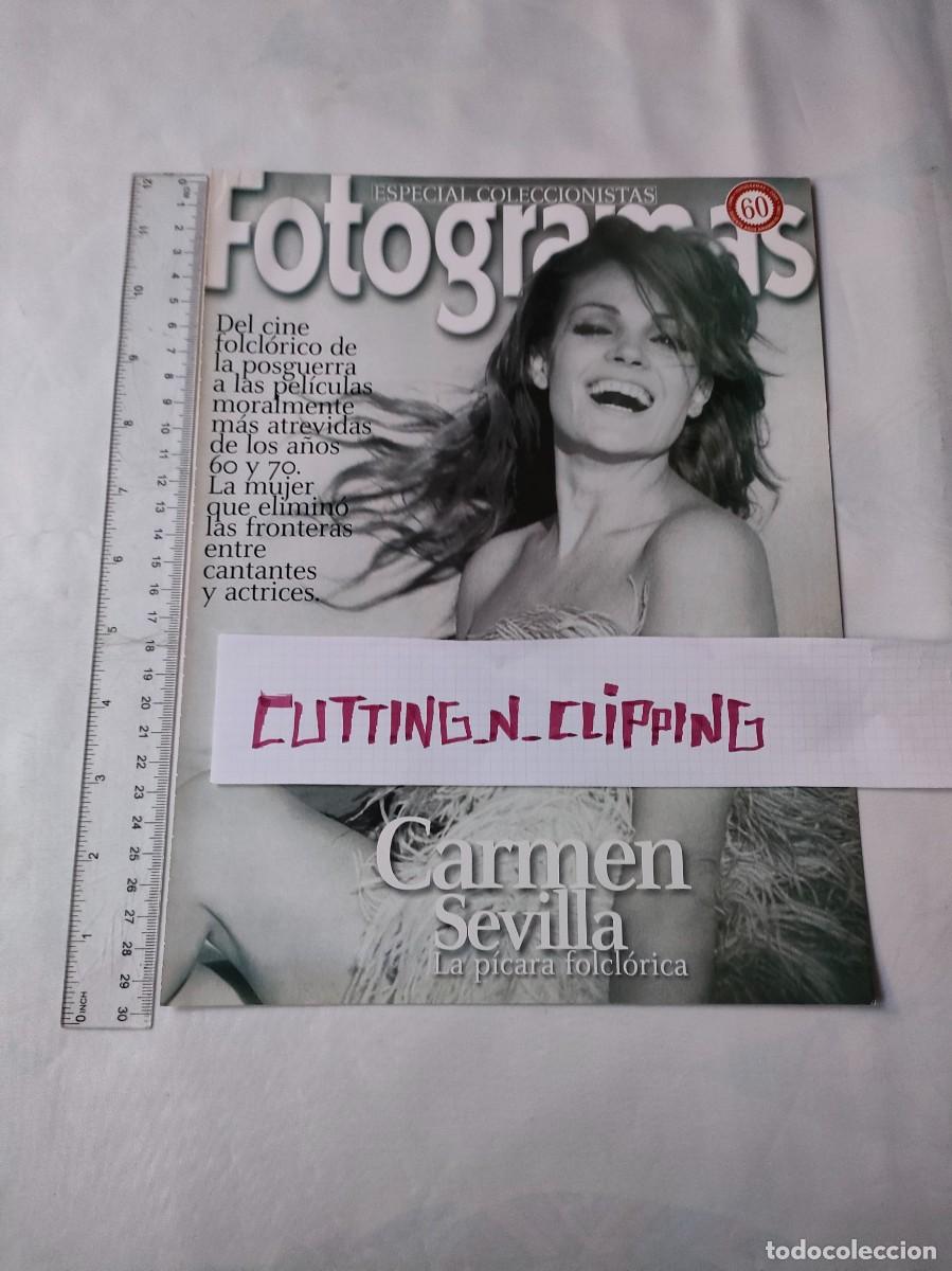 Otros Art&iacute;culos de Coleccionismo en Papel: Clipping [CARMEN SEVILLA](2006) Portada Fotogramas