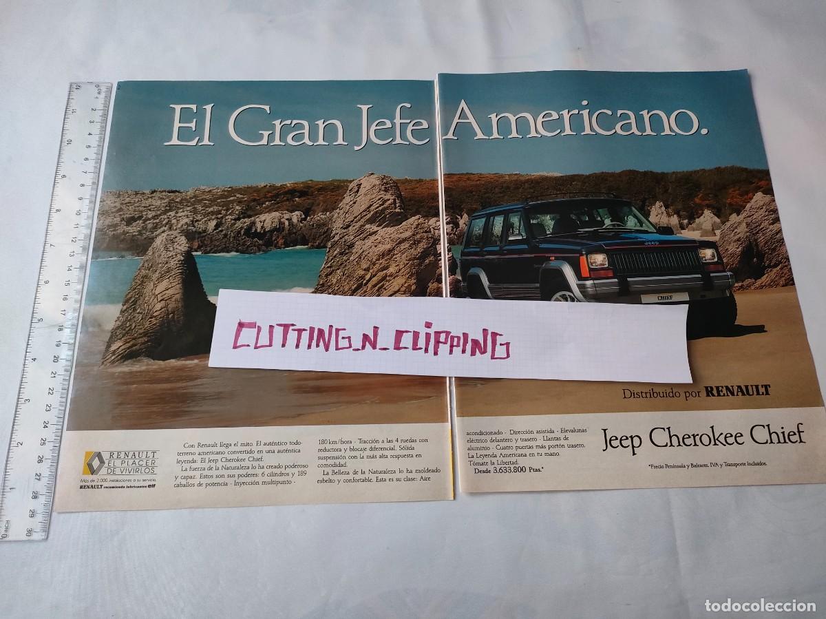Otros art&iacute;culos de coleccionismo en papel: Clipping [PUBLICIDAD](1991) Renault Jeep