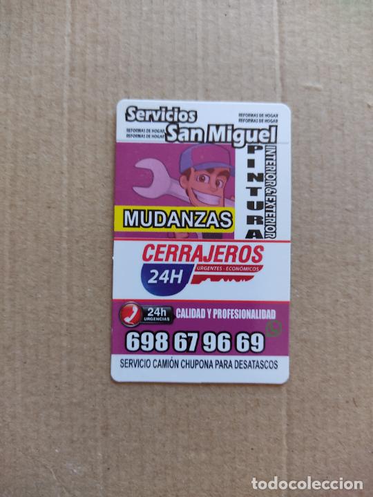Otros art&iacute;culos de coleccionismo en papel: TARJETA SERVICIOS SAN MIGUEL PINTURA MUDANZAS CERRAJEROS REFORMAS DE HOGAR