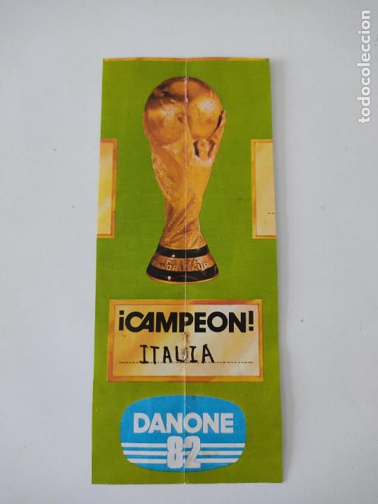Otros Art&iacute;culos de Coleccionismo en Papel: RECORTE DE PAPEL COPA MUNDO CAMPEON ITALIA DANONE 82 WORLD CUP 1982 MUNDIAL FUTBOL