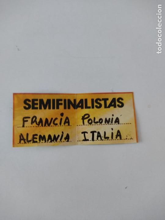 Otros Art&iacute;culos de Coleccionismo en Papel: RECORTE DE PAPEL SEMIFINALISTAS FRANCIA POLONIA ALEMANIA ITALIA MUNDIAL 1982 WORLD CUP 82