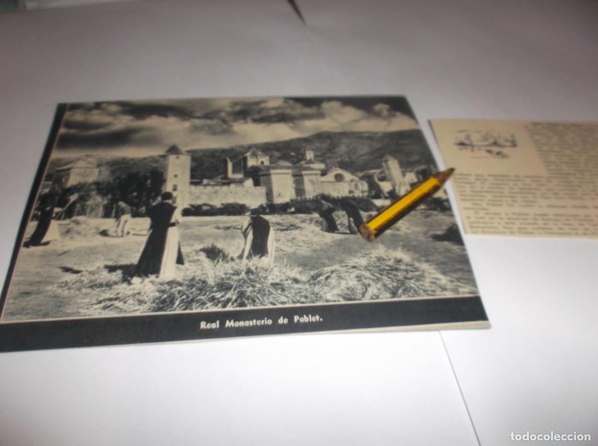Otros Art&iacute;culos de Coleccionismo en Papel: RECORTE A&Ntilde;O 1950(TARRAGONA)SANTA MAR&Igrave;A DE POBLET,ARQUITECTURA MON&Aacute;STICA DE LA EDAD MEDIA