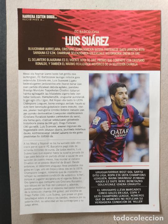 Otros art&iacute;culos de coleccionismo en papel: HOJA REVISTA ATHLETIC CLUB BILBAO REPORTAJE LUIS SUAREZ BARCELONA BAR&Ccedil;A ADURIZ ITURRASPE