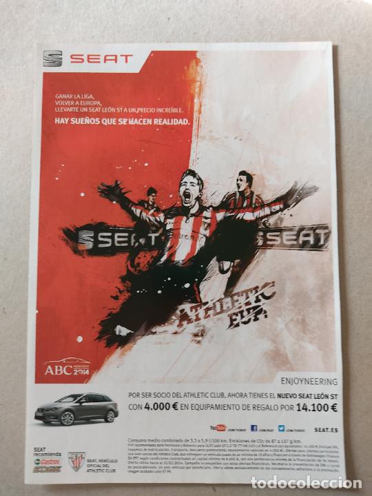 Otros art&iacute;culos de coleccionismo en papel: HOJA REVISTA ATHLETIC CLUB BILBAO PUBLICIDAD SEAT MUNIAIN ADURIZ MIKEL RICO GURPEGI PODEMOS REMONTAR