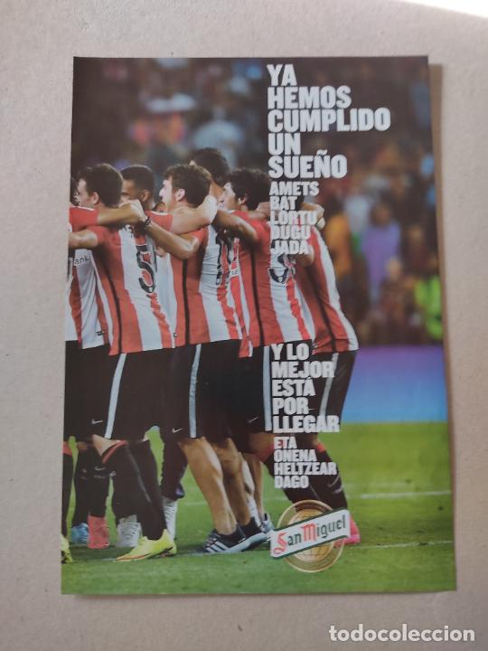 Otros art&iacute;culos de coleccionismo en papel: HOJA REVISTA ATHLETIC CLUB BILBAO YA HEMOS CUMPLIDO UN SUE&Ntilde;O Y LO MEJOR EST&Aacute; POR LLEGAR SAN MIGUEL