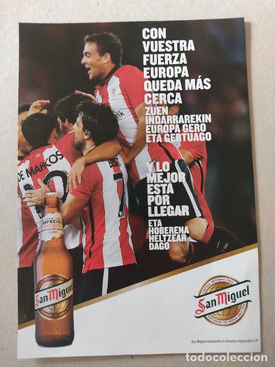Otros art&iacute;culos de coleccionismo en papel: HOJA REVISTA ATHLETIC CLUB BILBAO BE&Ntilde;AT DE MARCOS EUROPA CERCA Y LO MEJOR EST&Aacute; POR LLEGAR SAN MIGUEL