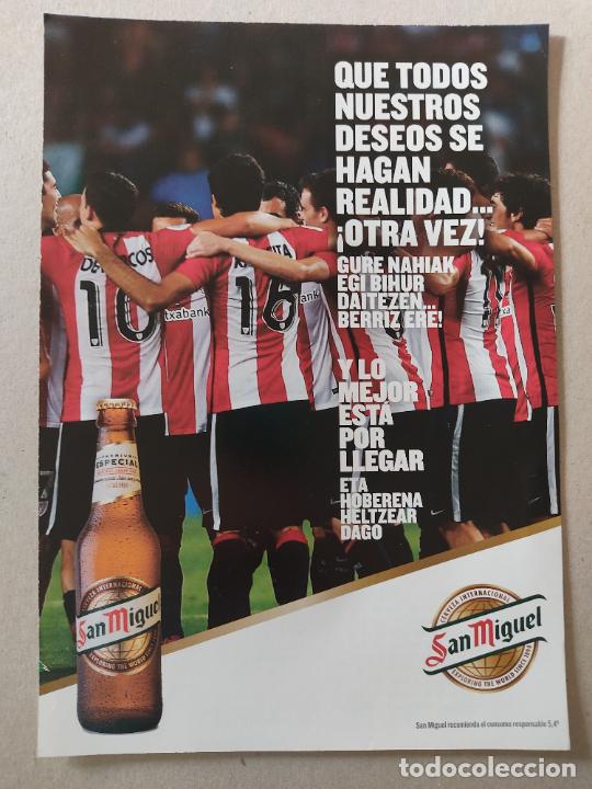 Otros art&iacute;culos de coleccionismo en papel: HOJA REVISTA ATHLETIC CLUB BILBAO DESEOS SE HAGAN REALIDAD Y LO MEJOR EST&Aacute; POR LLEGAR SAN MIGUEL