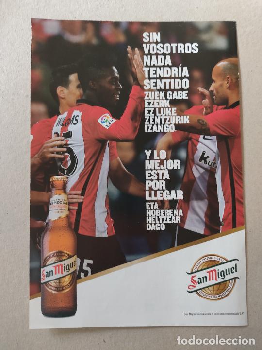 Otros art&iacute;culos de coleccionismo en papel: HOJA REVISTA ATHLETIC CLUB BILBAO WILLIAMS MIKEL RICO Y LO MEJOR EST&Aacute; POR LLEGAR SAN MIGUEL