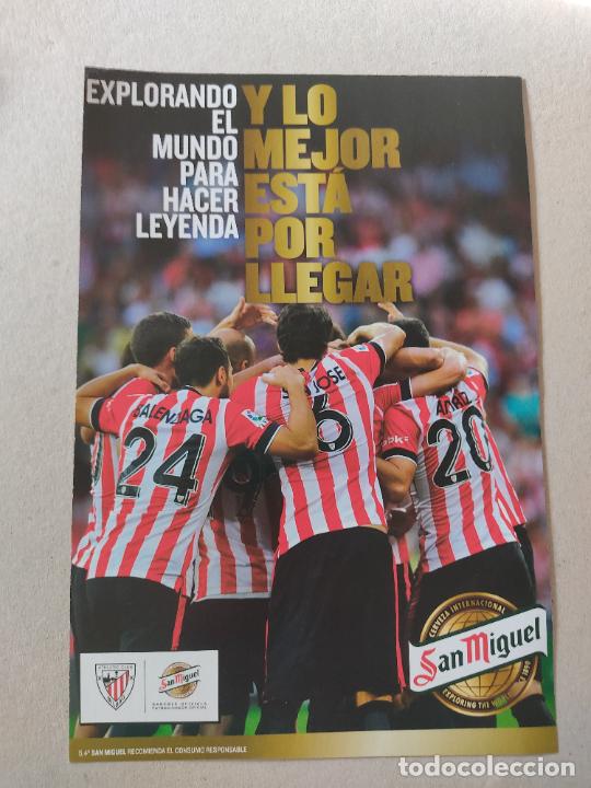 Otros art&iacute;culos de coleccionismo en papel: HOJA REVISTA ATHLETIC CLUB BILBAO BALENZIAGA SAN JOSE PUBLICIDAD SAN MIGUEL DEPORTIVO CORU&Ntilde;A