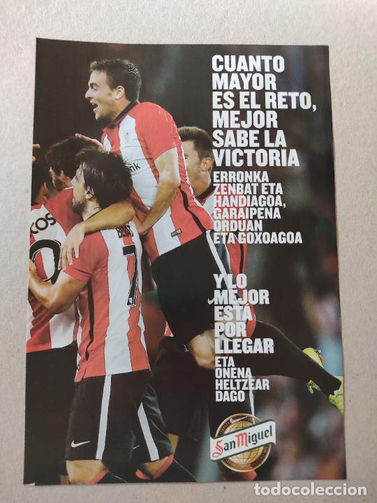 Otros art&iacute;culos de coleccionismo en papel: HOJA REVISTA ATHLETIC CLUB BILBAO ERASO BE&Ntilde;AT Y LO MEJOR ESTA POR LLEGAR PUBLICIDAD SAN MIGUEL