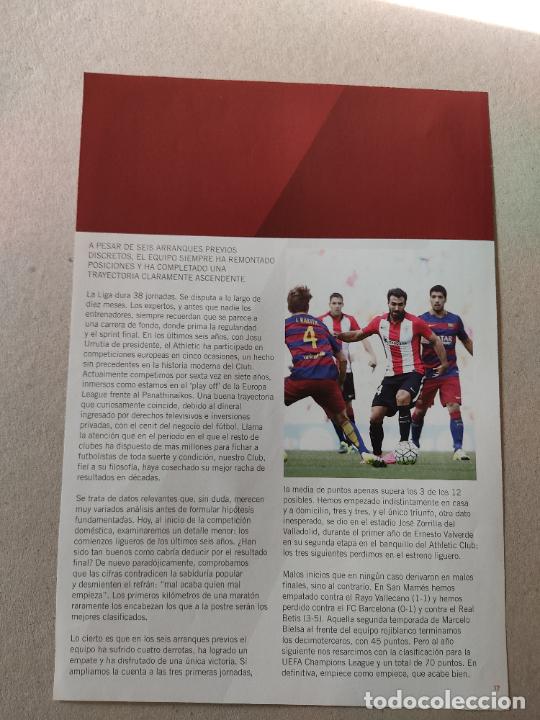 Otros art&iacute;culos de coleccionismo en papel: HOJA REVISTA ATHLETIC CLUB BILBAO BALENZIAGA RAKITIC SUAREZ BARCELONA BAR&Ccedil;A PUBLICIDAD SAN MIGUEL
