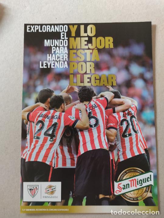 Otros art&iacute;culos de coleccionismo en papel: HOJA REVISTA ATHLETIC CLUB BILBAO Y LO MEJOR ES&Aacute; POR LLEGAR PUBLICIDAD SAN MIGUEL BALENZIAGA ADURIZ