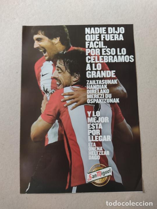 Otros art&iacute;culos de coleccionismo en papel: HOJA REVISTA ATHLETIC CLUB BILBAO SAN JOSE BE&Ntilde;AT Y LO MEJOR EST&Aacute; POR LLEGAR PUBLICIDAD SAN MIGUEL
