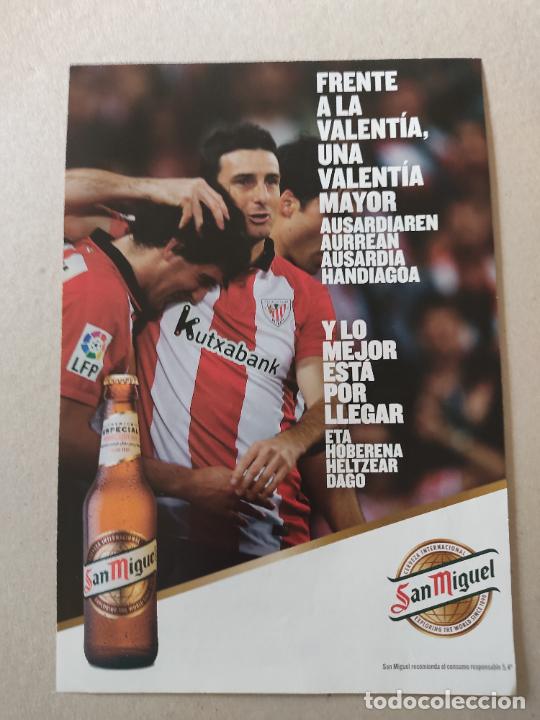 Otros art&iacute;culos de coleccionismo en papel: HOJA REVISTA ATHLETIC CLUB BILBAO SAN JOSE ADURIZ Y LO MEJOR EST&Aacute; POR LLEGAR PUBLICIDAD SAN MIGUEL