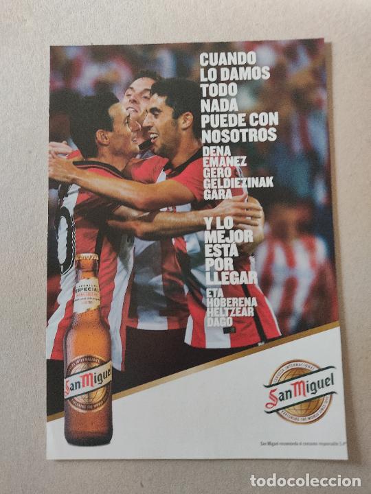 Otros art&iacute;culos de coleccionismo en papel: HOJA REVISTA ATHLETIC CLUB BILBAO SABIN MERINO ADURIZ LO MEJOR EST&Aacute; POR LLEGAR PUBLICIDAD SAN MIGUEL