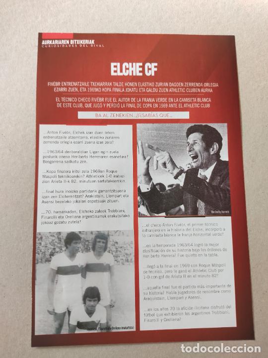 Sammelleidenschaft Andere Papierartikel: HOJA ATHLETIC CLUB BILBAO ELCHE HERIBERTO HERRERA TROBBIANI FINAROLLI ORELLANA DENOK BATERA MUNIAIN