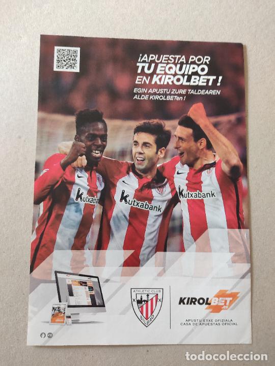 Otros Art&iacute;culos de Coleccionismo en Papel: HOJA REVISTA ATHLETIC CLUB BILBAO WILLIAMS ADURIZ SUSAETA APUESTA KIROLBET KUTXABANK