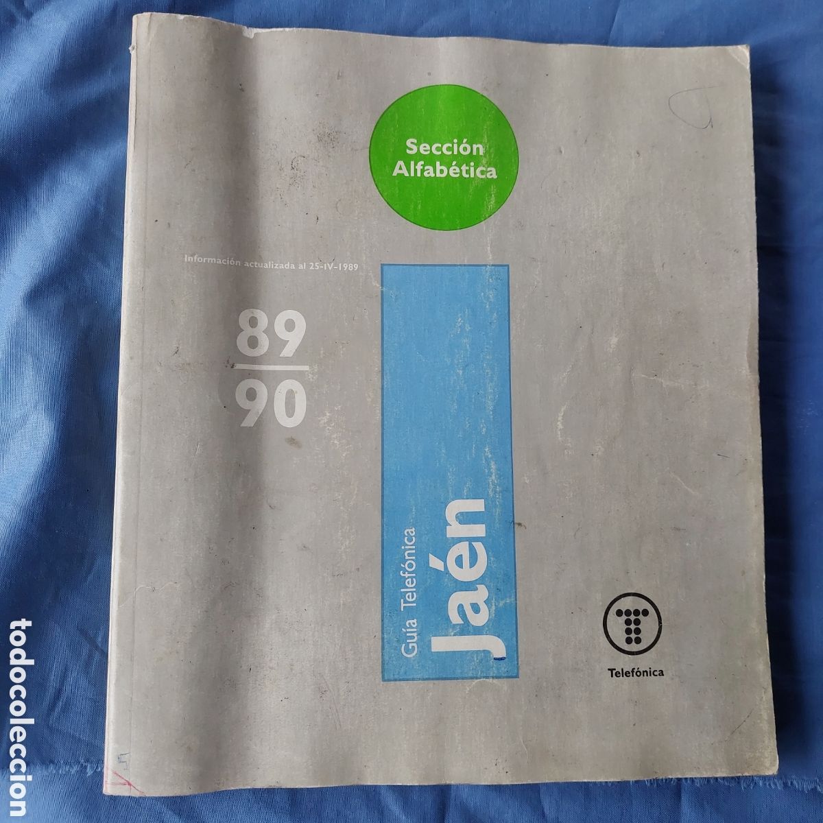 Otros Art&iacute;culos de Coleccionismo en Papel: Guia telef&oacute;nica provincia de Ja&eacute;n, 1989 / 1990