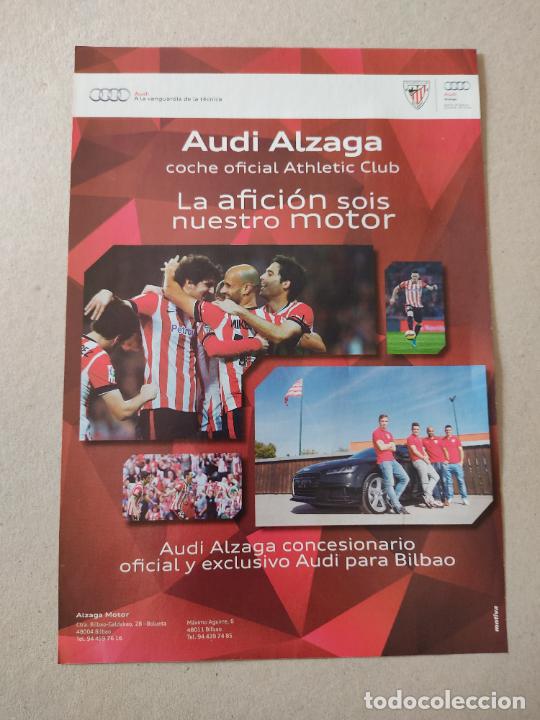 Otros Art&iacute;culos de Coleccionismo en Papel: HOJA REVISTA ATHLETIC CLUB BILBAO PUBLICIDAD AUDI EQUIPO PLANTILLA Y REPORTAJE REYES COPA MARADONA
