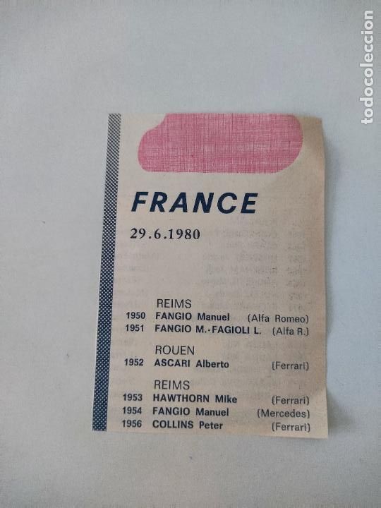 Otros art&iacute;culos de coleccionismo en papel: RECORTE DE PAPEL ALBUM COCHES LOTUS FERRARI RENAULT MCLAREN MIDE 10CM X 7CM