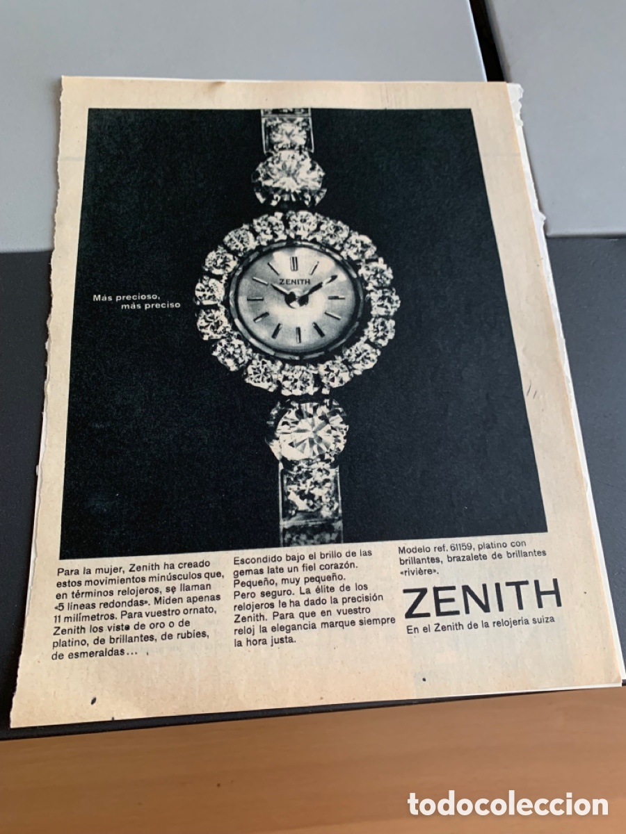 Otros Art&iacute;culos de Coleccionismo en Papel: Recorte Publicidad. ZENITH. a&ntilde;os 60