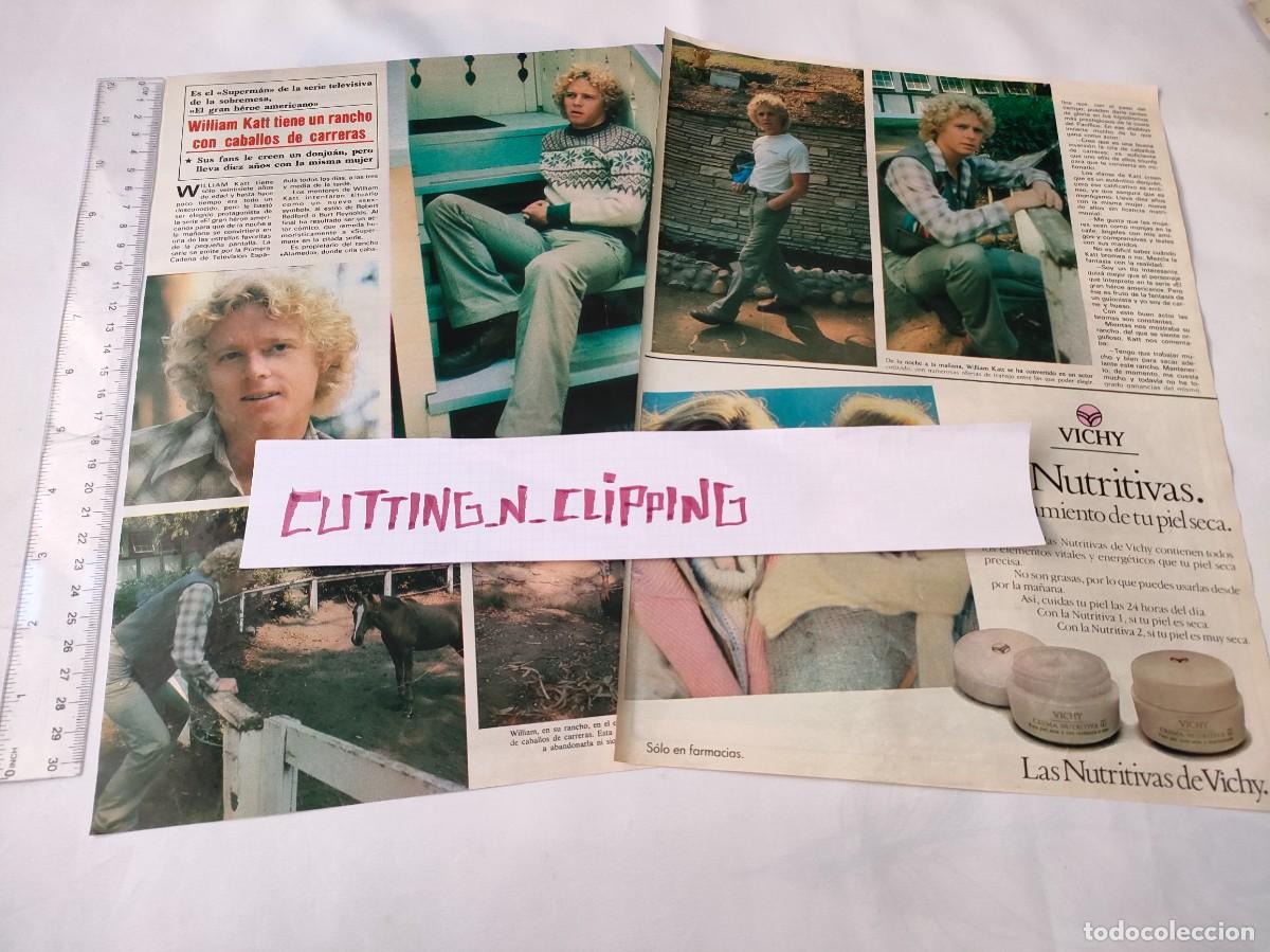 Otros art&iacute;culos de coleccionismo en papel: Clipping [WILLIAM KATT][SEM](1984) Gran heroe americano, serie Superman