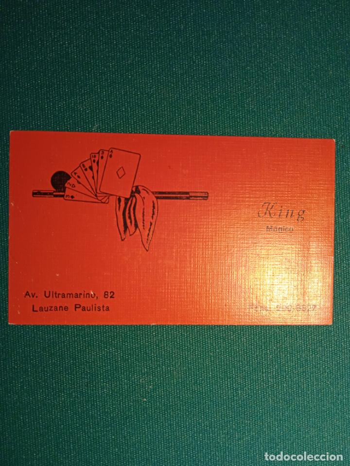 Altri oggetti di carta: KING M&Aacute;GICO - TARJETA DE VISITA - 9.5 X 5.5 cm.