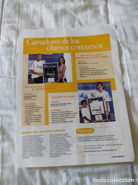 Otros Art&iacute;culos de Coleccionismo en Papel: HOJA REVISTA REAL MADRID GANADORES CONCURSOS ZIDANE SOLARI JUGADORES FANTASMAS TIEMPO DE JUEGO