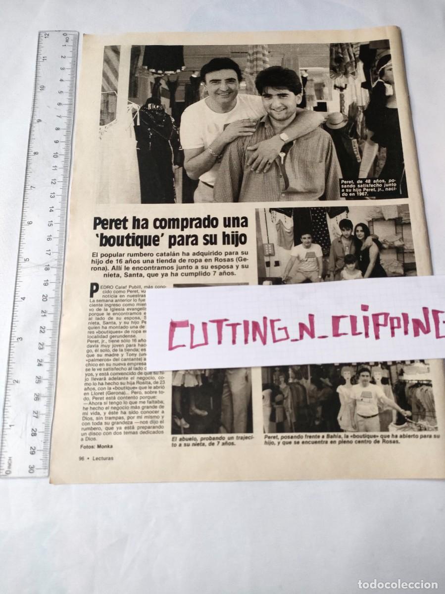 Otros Art&iacute;culos de Coleccionismo en Papel: Clipping [PERET][LCT](1983) Compra una boutique a su hijo