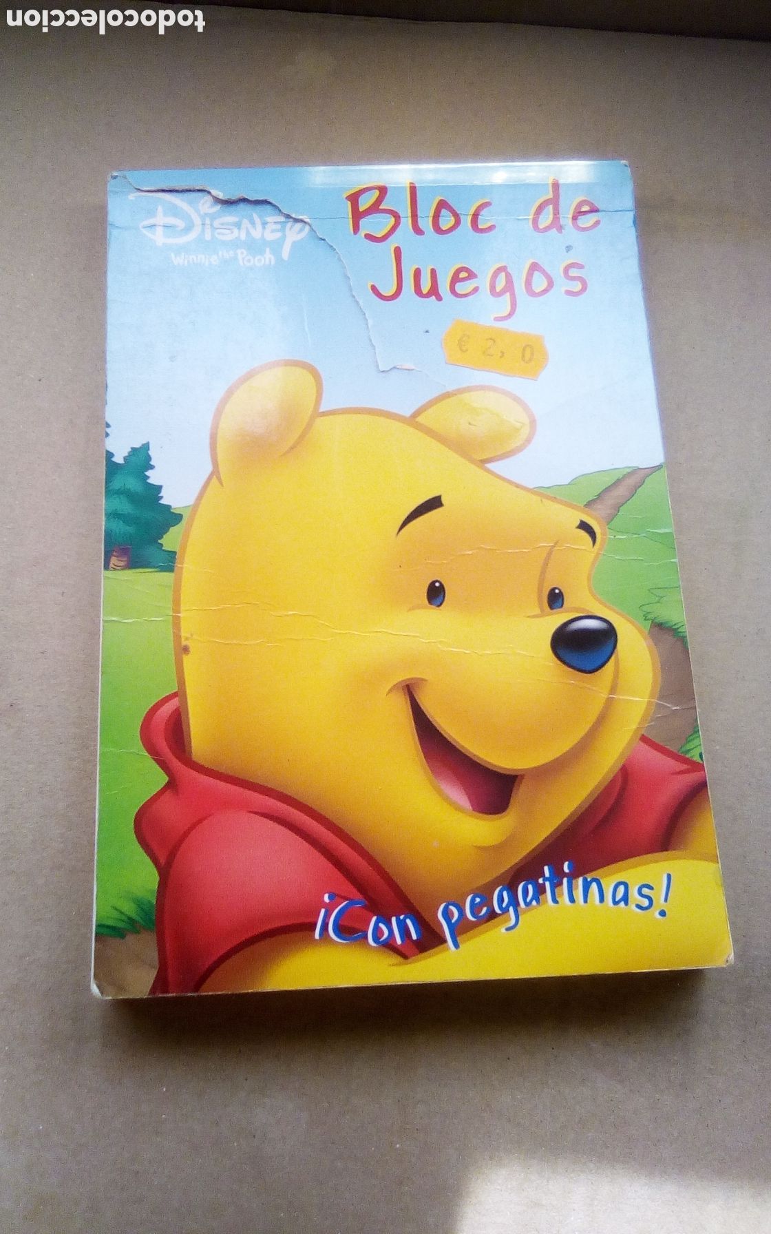 Otros art&iacute;culos de coleccionismo en papel: Bloc de dibujo Winnie the Pooh, a&ntilde;o 2008. Usado, ver fotos.