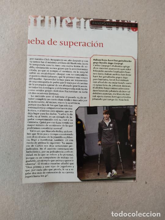 Otros art&iacute;culos de coleccionismo en papel: HOJA REVISTA ATHLETIC CLUB BILBAO REPORTAJE GURPEGI PUBLICIDAD SAN MIGUEL DONDE VA, TRIUNFA
