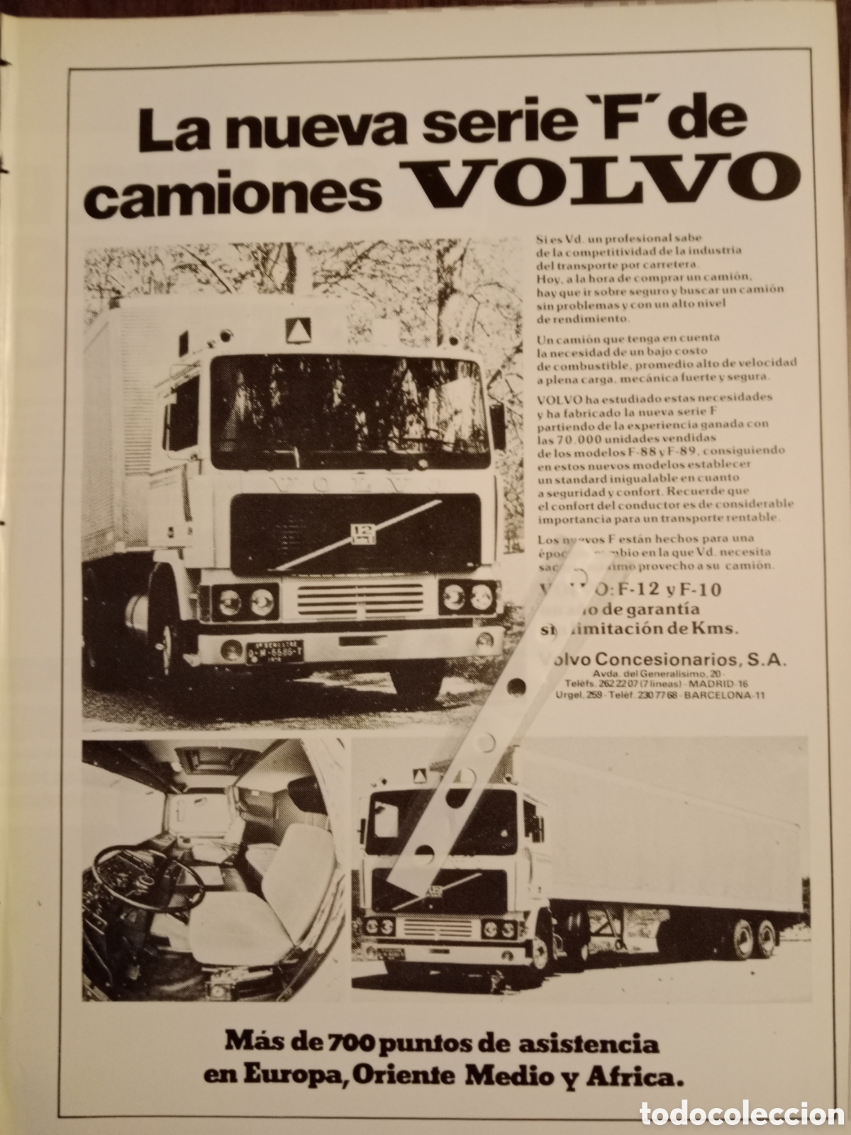 Paper Collecting Others: Publicidad cami&oacute;n volvo de 1978