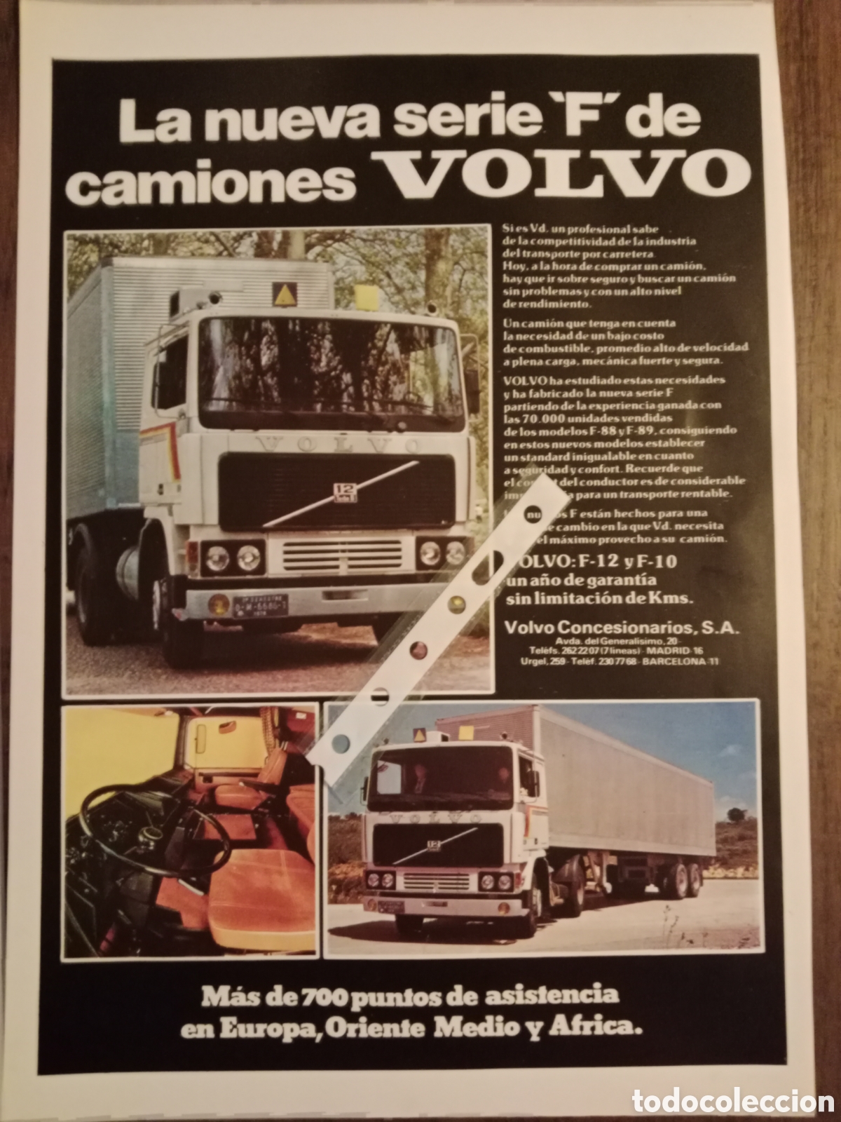 Paper Collecting Others: Publicidad cami&oacute;n volvo de 1978
