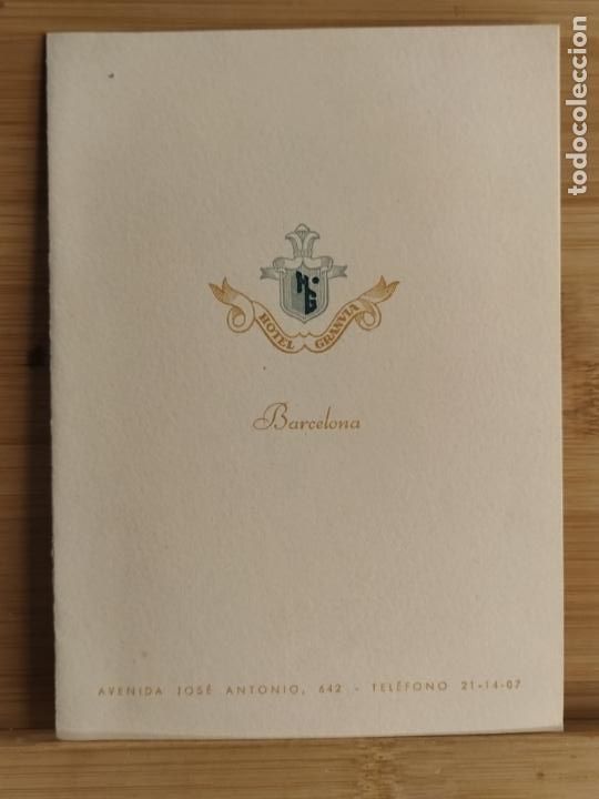 Otros Art&iacute;culos de Coleccionismo en Papel: BARCELONA - HOTEL GRANVIA - FELICITACION A&Ntilde;O 1950 - SEIX Y BARRAL -VER FOTOS-(K-12.385)