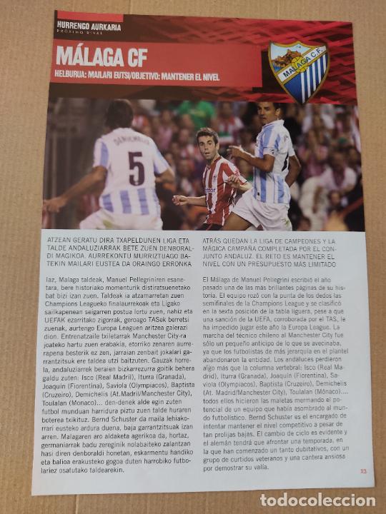 Otros Art&iacute;culos de Coleccionismo en Papel: HOJA REVISTA ATHLETIC CLUB BILBAO SUSAETA VS PROXIMO RIVAL M&Aacute;LAGA PUBLICIDAD NUEVA LINEA HOGAR
