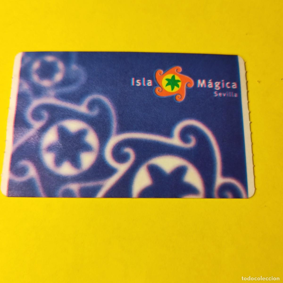 Paper Collecting Others: ENTRADA TICKET . PARQUE DE ATRACCIONES ISLA M&Aacute;GICA ** SEVILLA 1997