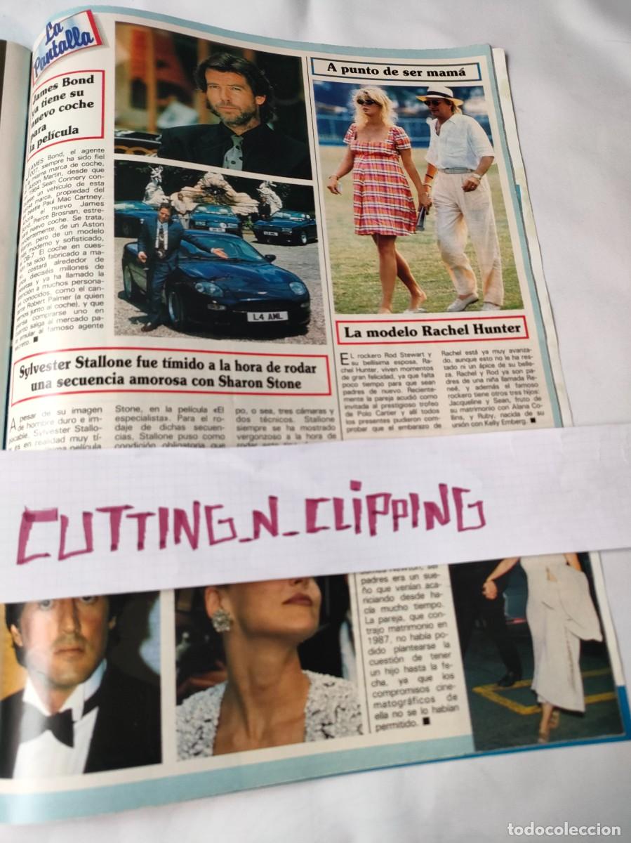 Otros Art&iacute;culos de Coleccionismo en Papel: Clipping [SYLVESTER STALLONE, SHARON STONE, RACHEL HUNTER, PIERCE BROSNAN ][SM](1994) random