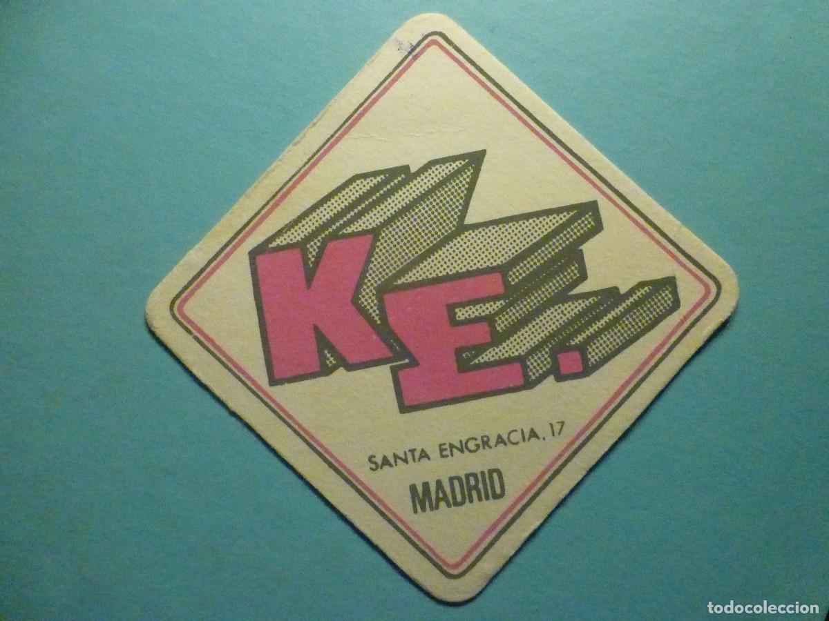 Outros artigos de papel: Posavasos Pubs y discotecas - KE - c/ Santa Engracia, 17 - Madrid -