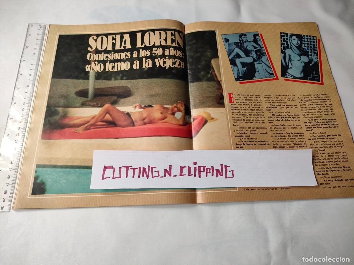 clipping [sofia loren][it](1984) desnuda a los - Compra venta en  todocoleccion